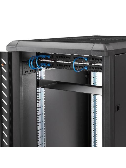 STARTECH  CHAROLA FIJA UNVIERSAL PARA GABINETE RACK 1U 7 HASTA 15KG