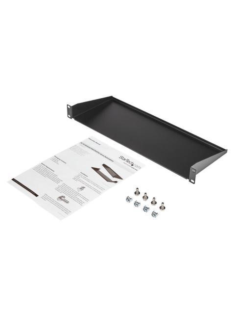 STARTECH  CHAROLA FIJA UNVIERSAL PARA GABINETE RACK 1U 7 HASTA 15KG