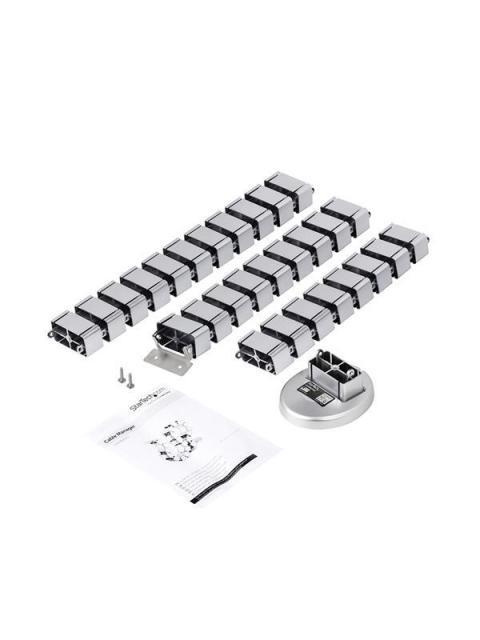 STARTECH  CONDUCTO FLEXIBLE PARA ADMINISTRAR CABLES PLATA