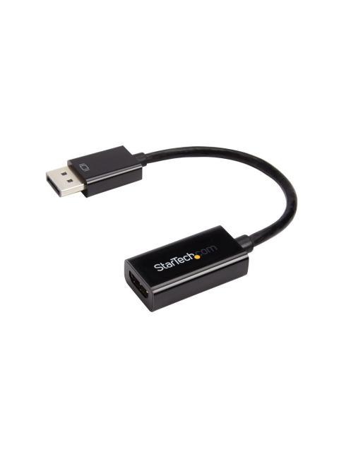 STARTECH  CONVERTIDOR DE VIDEO DISPLAYPORT MACHO - HDMI HEMBRA 15CM NEGRO