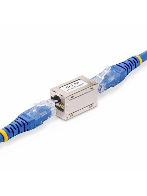 STARTECH  COPLE CAT6 RJ-45 HEMBRA - RJ-45 HEMBRA PLATA