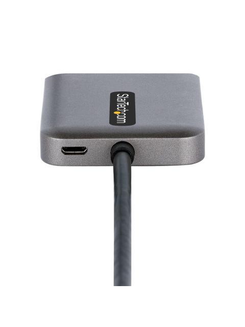 STARTECH  DIVISOR DE VIDEO DISPLAYPORT MACHO - 2X HDMI HEMBRA NEGRO-GRIS