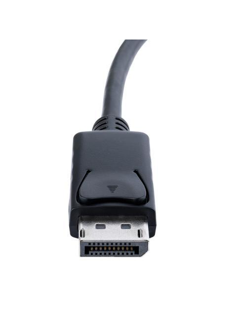 STARTECH  DIVISOR DE VIDEO DISPLAYPORT MACHO - 2X HDMI HEMBRA NEGRO-GRIS