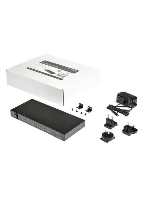 STARTECH  DIVISOR DE VIDEO HDMI 8 PUERTOS NEGRO