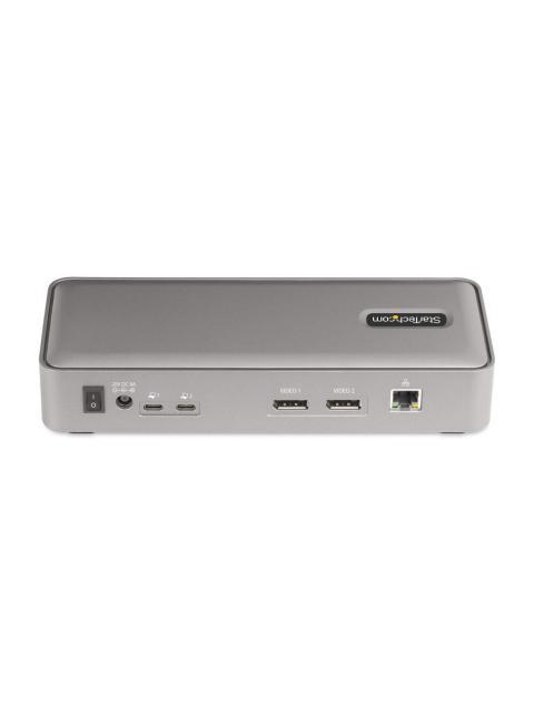 STARTECH  DOCKING STATION 129N-USBC-KVM-DOCK USB-C 2X USB 3.0 3X USB-C 2X USB 2.0 2X DISPLAYPORT 1X RJ-45 GRIS