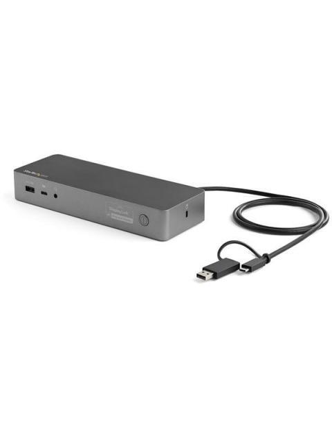 DOCK USB C CON VIDEO TRIPLE 4K 5X USB 3.0 PD 100W DP HDMI