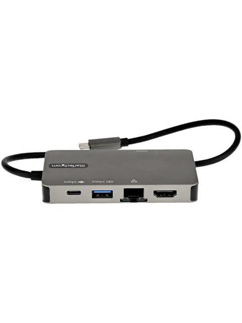 STARTECH  DOCKING STATION DKT30CHVPD2 USB-C 2X USB-A 3.0 1X USB-C 3.0 1X HDMI 1X RJ-45 NEGRO-GRIS