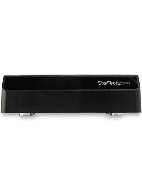 STARTECH  DOCKING STATION SDOCK4U313 USB 3.1 1X USB 3.1 4 BAHIAS SATA 2.5-3.5 PARA SSD O DISCO DURO NEGRO