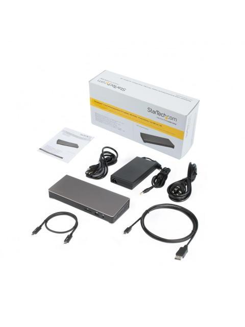 ESTACION DE ACOP STARTECH THUNDERBOLT 3 LAPTOP USB-C SD TB3DOCK2DPPD