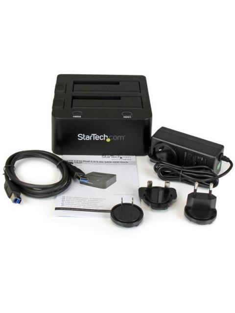 DOCKING STATION USB 3.0 UASP 2 BAHIAS HDD O SSD SDOCK2U VC