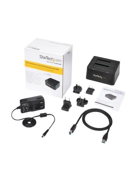 DOCKING STATION USB 3.0 UASP 2 BAHIAS HDD O SSD SDOCK2U VC