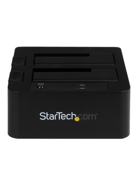 STARTECH  DOCKING STATION USB 3.0 Y ESATA PARA 2 DISCOS DUROS 2.5-3.5 SATA