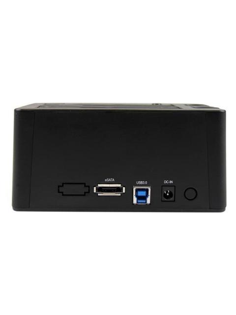 STARTECH  DOCKING STATION USB 3.0 Y ESATA PARA 2 DISCOS DUROS 2.5-3.5 SATA