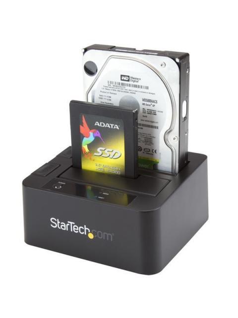 STARTECH  DOCKING STATION USB 3.0 Y ESATA PARA 2 DISCOS DUROS 2.5-3.5 SATA