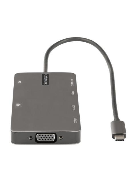 STARTECH  DOCKING STATION USB C 2X USB 3.0 1X HDMI 1X RJ-45 1X VGA GRIS