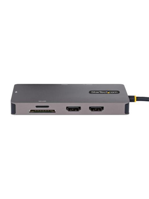STARTECH  DOCKING STATION USB-C 2X USB 3.0 2X HDMI 1X RJ451X SD 1X MICROSD