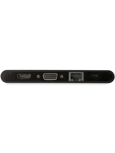 STARTECH  DOCKING STATION USB-C 3X USB A 3.0 1X HDMI 1X VGA NEGRO