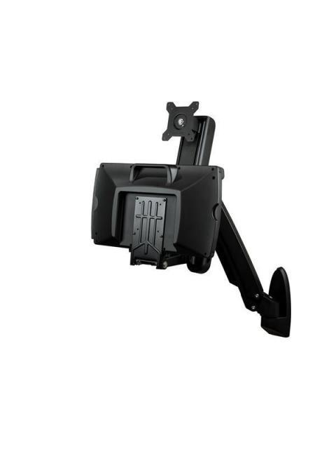 STARTECH  ESTACION DE TRABAJO DE PIE Y SENTADO WALLSTS1 MONTAJE EN PARED HASTA 8KG PARA MONITOR 24 NEGRO
