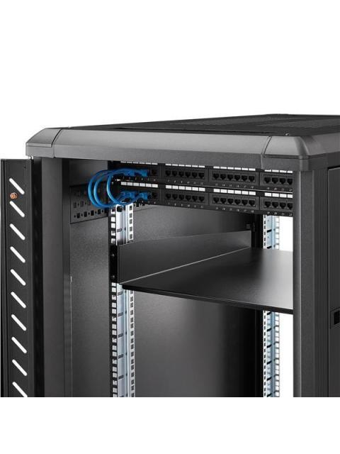STARTECH  ESTANTE PARA RACK DE PROFUNDIDAD FIJA DE 2U 22 MAX. 22KGS