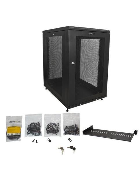 STARTECH  GABINETE 18U HASTA 450KG NEGRO