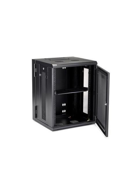 STARTECH  GABINETE ABISAGRADO DE PARED 15U HASTA 90KG NEGRO