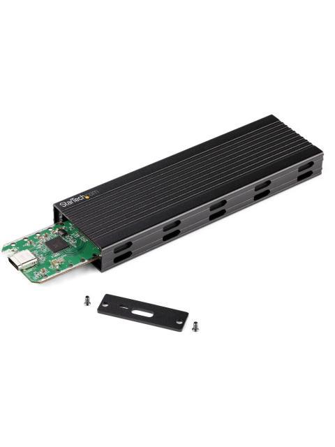 STARTECH  GABINETE DE SSD M.2 SATA-PCI EXPRESS USB-C-USB-A NEGRO