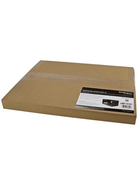 STARTECH  GABINETE PARA PARED CON CHAROLA 8U HASTA 34KG NEGRO