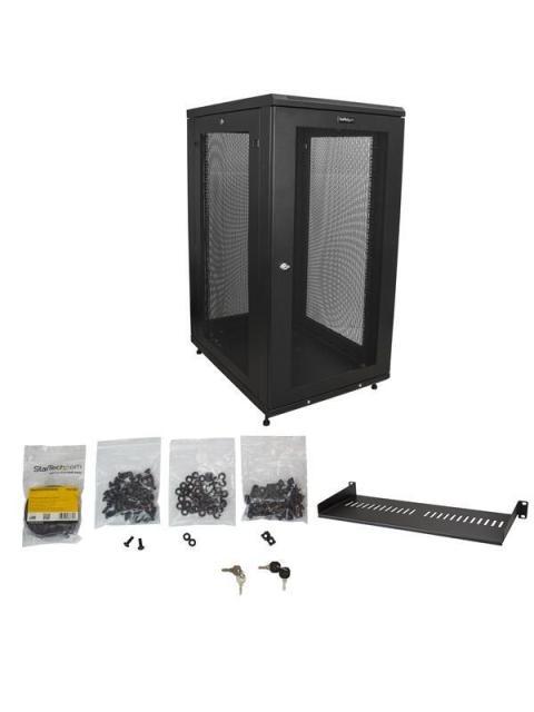STARTECH  GABINETE PARA SERVIDORES 24U HASTA 450KG NEGRO