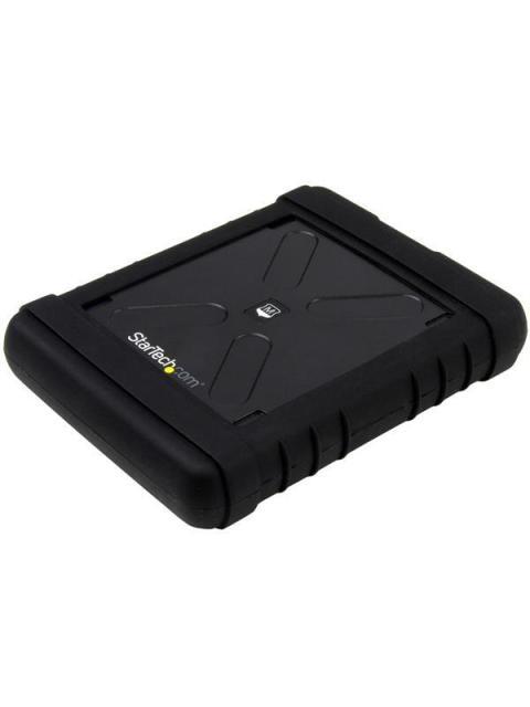 STARTECH  GABINETE ROBUSTO DE DISCO DURO 2.5 SATA USB 3.0 NEGRO