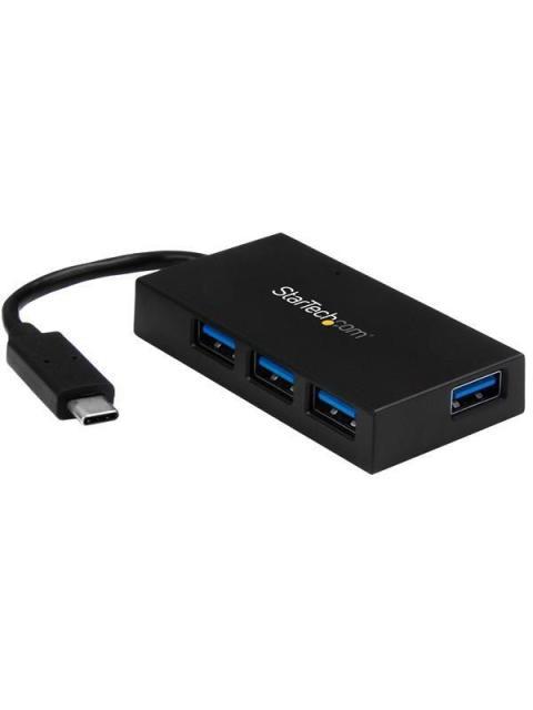 STARTECH HUB 3.0 4 PUERTOS USB-C A USB-A ADAPT. ALIMENTACION HB30C4AFS