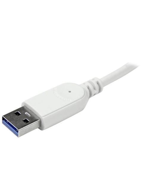 STARTECH  HUB CONCENTRADOR DE 3 PUERTOS USB A 3.0 CON ADAPTADOR DE RED ETHERNET GIGABIT