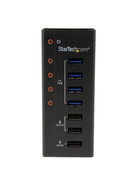 STARTECH  HUB ST4300U3C3 3X USB 2.0 4X USB 3.0 5000 MBIT-S NEGRO