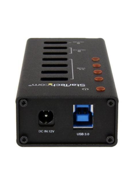 STARTECH  HUB ST4300U3C3 3X USB 2.0 4X USB 3.0 5000 MBIT-S NEGRO