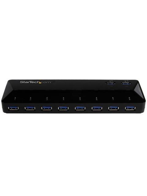 STARTECH HUB USB 3.0 DE 10 PUERTOS USB 3.0 NEGRO PARA PC ST103008U2C