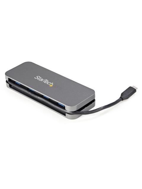 STARTECH  HUB USB 3.2 TIPO-C MACHO - 4 USB 3.2 TIPO-A HEMBRA 5000MBIT-S NEGRO-GRIS