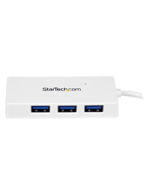 STARTECH  HUB USB A 3.0 MACHO - 4X USB A 3.0 HEMBRA 5000 MBIT-S BLANCO