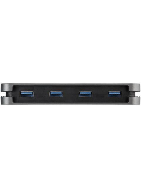 STARTECH  HUB USB A MACHO - 4X PUERTOS USB A 3.0 5000 MBIT-S NEGRO-GRIS