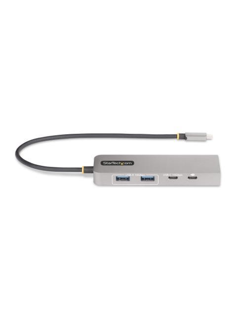 STARTECH  HUB USB-C - 2X USB A 1X USB C 1X RJ-45 10 GBIT-S GRIS