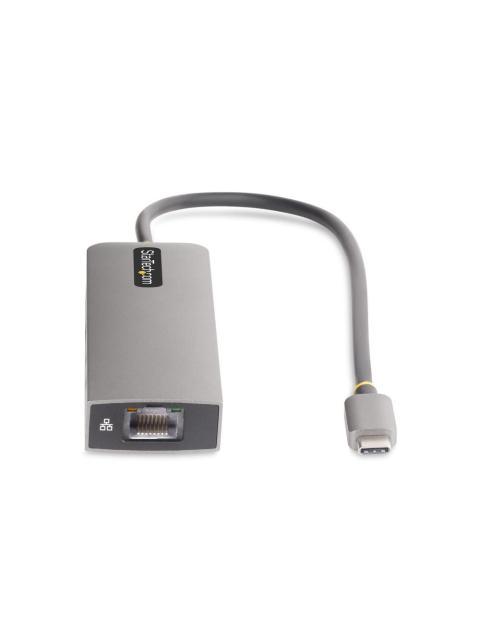 STARTECH  HUB USB-C - 2X USB A 1X USB C 1X RJ-45 10 GBIT-S GRIS