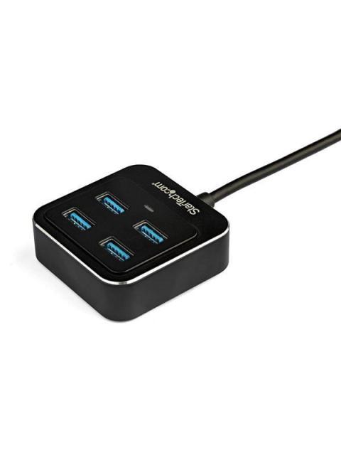 STARTECH  HUB USB-C DE 4 PUERTOS 10.000 MBIT-S NEGRO