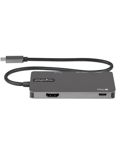STARTECH  HUB USB-C MACHO - 2X USB-A-1X HDMI-1X USB-C HEMBRA 5 GBIT-S NEGRO