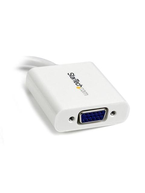 STARTECH  MDP2VGAW ADAPTADOR MINI DISPLAYPORT - VGA BLANCO