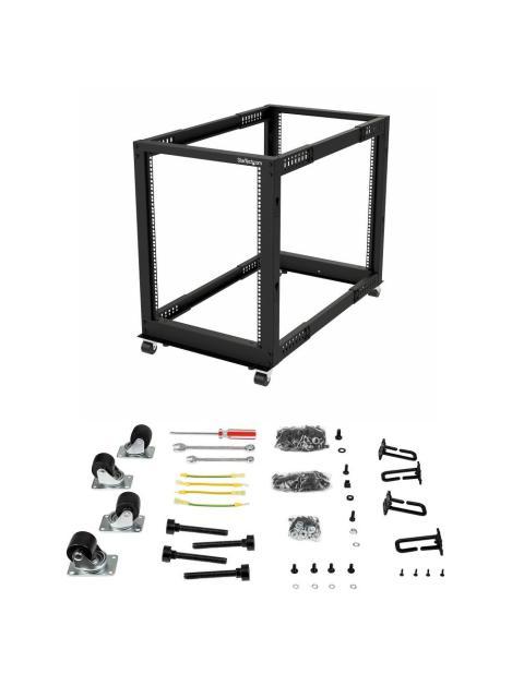 STARTECH  RACK ABIERTO 4 POSTES 15U HASTA 544KG NEGRO