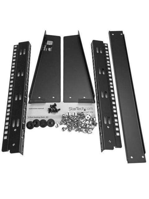 STARTECH  RACK DE ESCRITORIO 2 COLUMNAS CON MARCO ABIERTO 8U