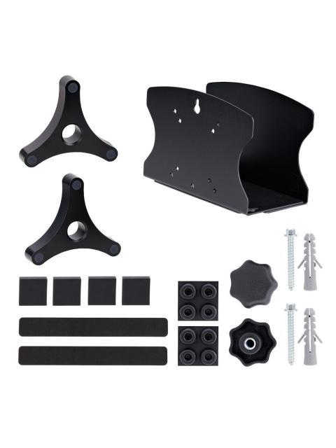 STARTECH  SOPORTE DE PARED PARA GABINETE HASTA 18KG 5 - 20CM NEGRO