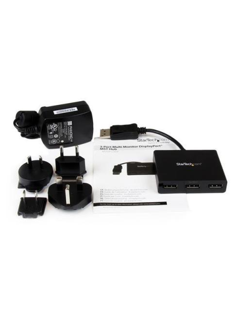 STARTECH  SPLITTER MULTIPLICADOR DIVISOR DISPLAYPORT 3 PUERTOS