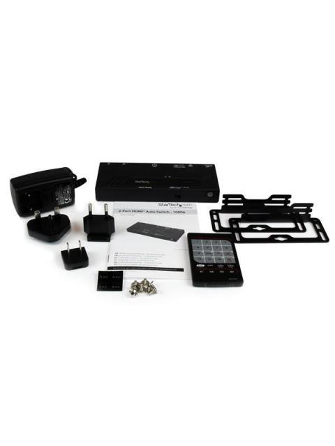 STARTECH  SWITCH HDMI DE 2 PUERTOS CONMUTADO AUTOMATICO Y PRIORITARIO