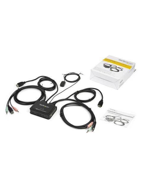 STARTECH  SWITCH KVM SV211HDUA4K 2 PUERTOS HDMI