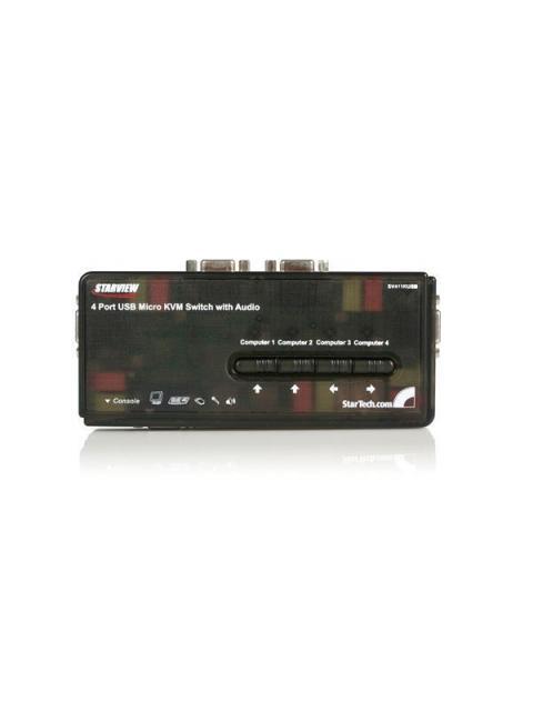 STARTECH  SWITCH KVM USB-VGA 4 PUERTOS