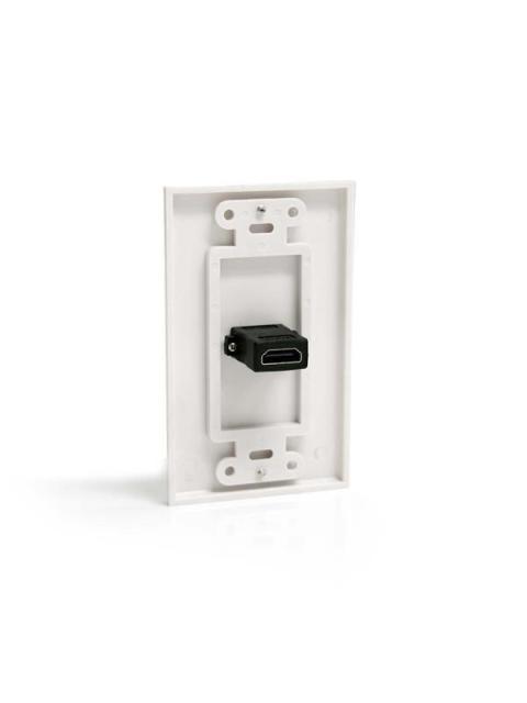 STARTECH  PLACA DE PARED HDMI HEMBRA DE 1 PUERTO BLANCO